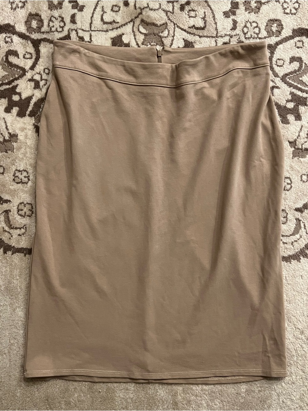 Taupe Pencil Skirt
